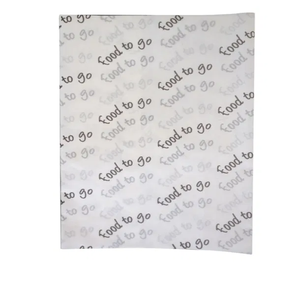 350 x 450mm "Food to go" greaseproof sheet (960)
