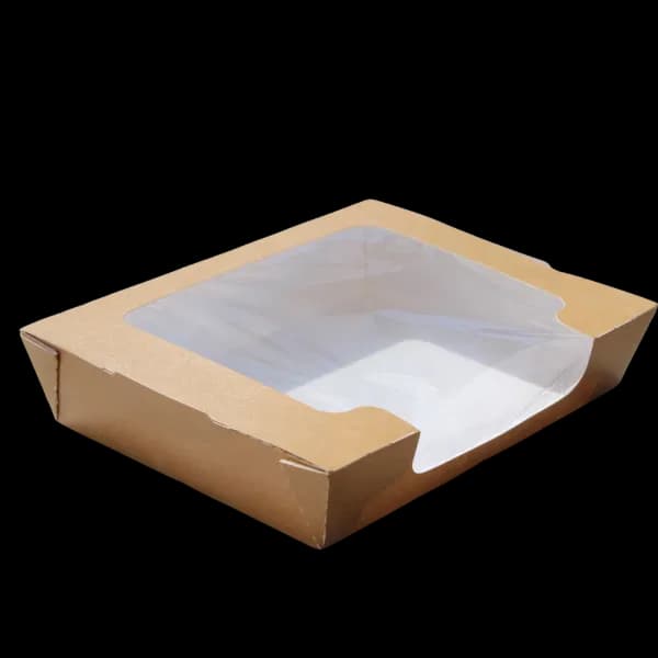 Kraft Windowed Food Tray Lge. MW (360's)