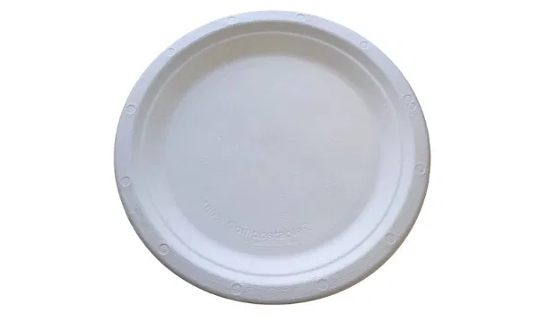7" Bagasse Round Plate (20x50`s)