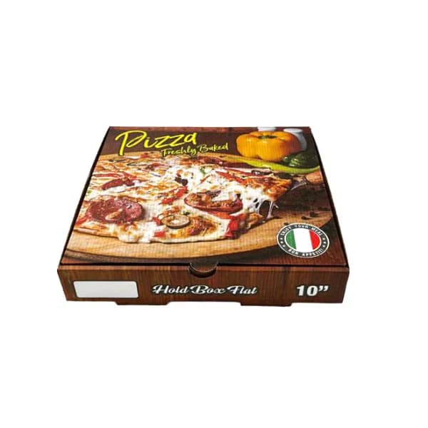 10" Freshly Baked corrugated pizza box (100)