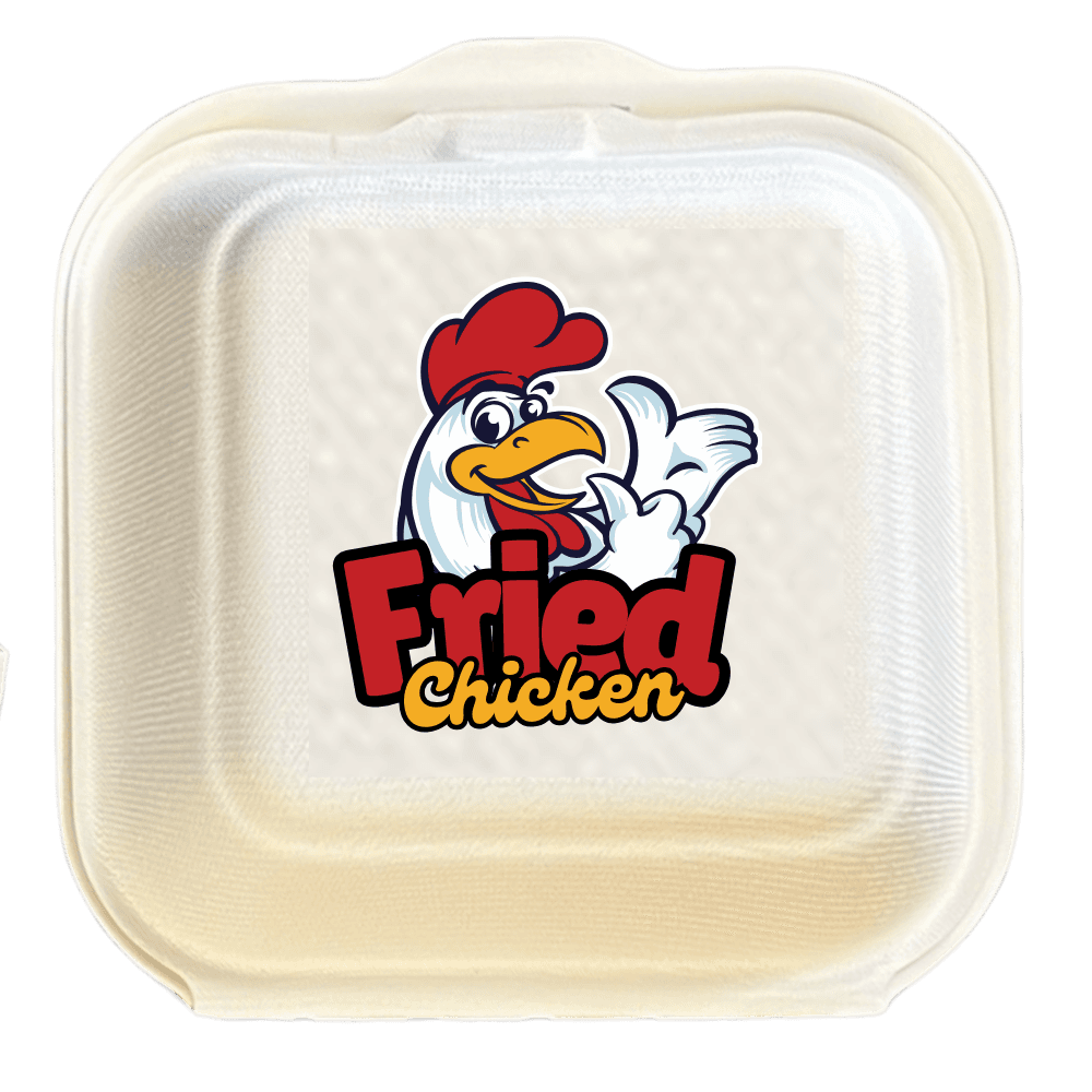 Eco-friendly bagasse burger box