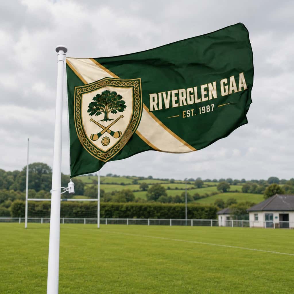 Custom printed flag