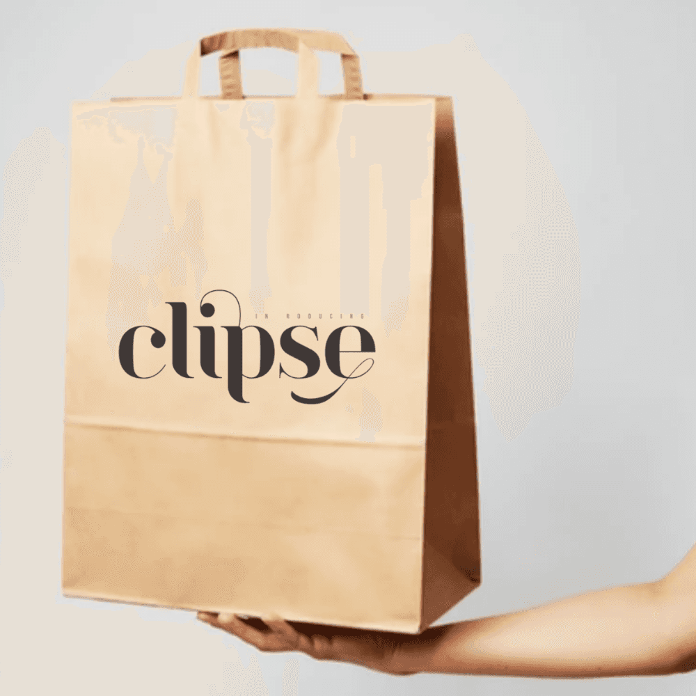 Flat Handle Paper Bags